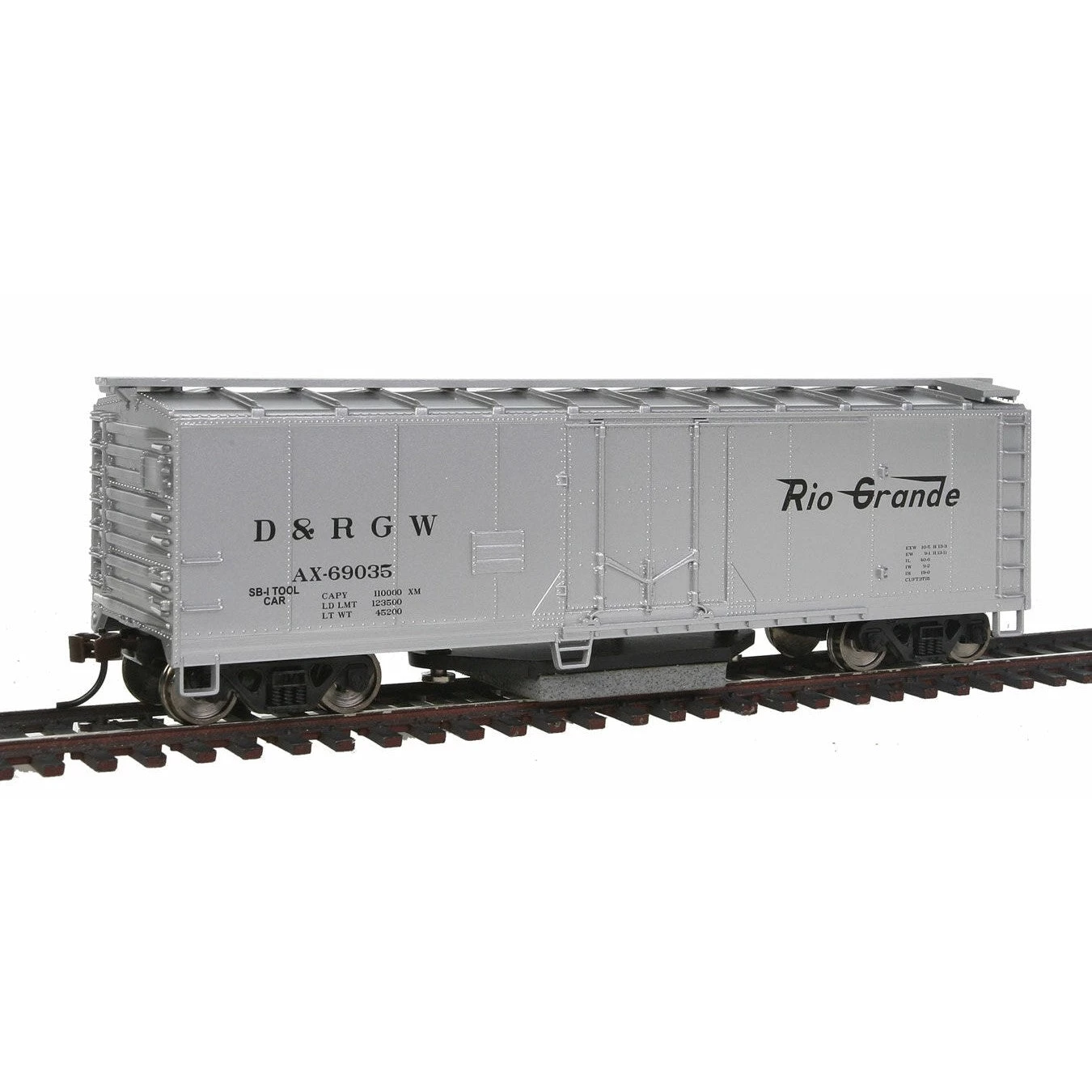 HO T/Line Track Clean Box Car DRGW 4 HO T/Line Track Clean Box Car DRGW - Image 2