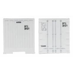 N 48' Rib Container ATSF White/Blue -Toy Model Shop WAL9498842 1