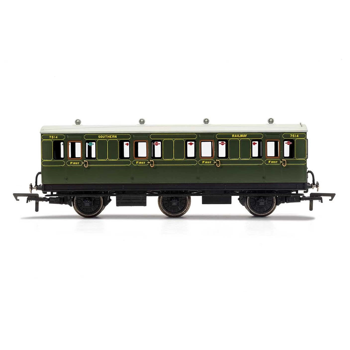 Hornby HO SR 6 WHEEL COACH 1ST CLASS 7514 ERA 3 3 Hornby HO SR 6 WHEEL COACH 1ST CLASS 7514 ERA 3